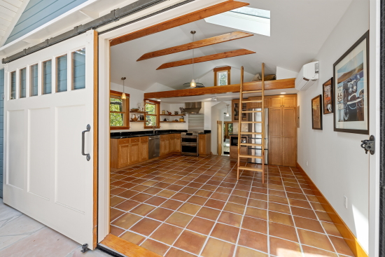 Stinson Beach inspired terracotta kitchen remodel